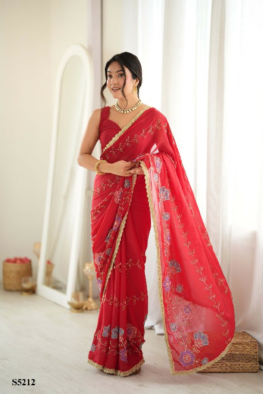 MAHOTSAV EVIE WHOLESALE STAR GEORGETTE OCCASION WEAR SAREES FOR WOMEN EXPORTER