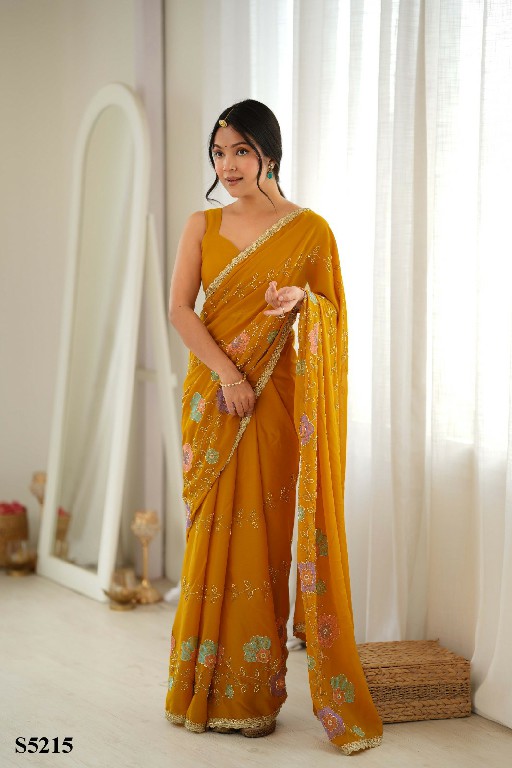 MAHOTSAV EVIE WHOLESALE STAR GEORGETTE OCCASION WEAR SAREES FOR WOMEN EXPORTER