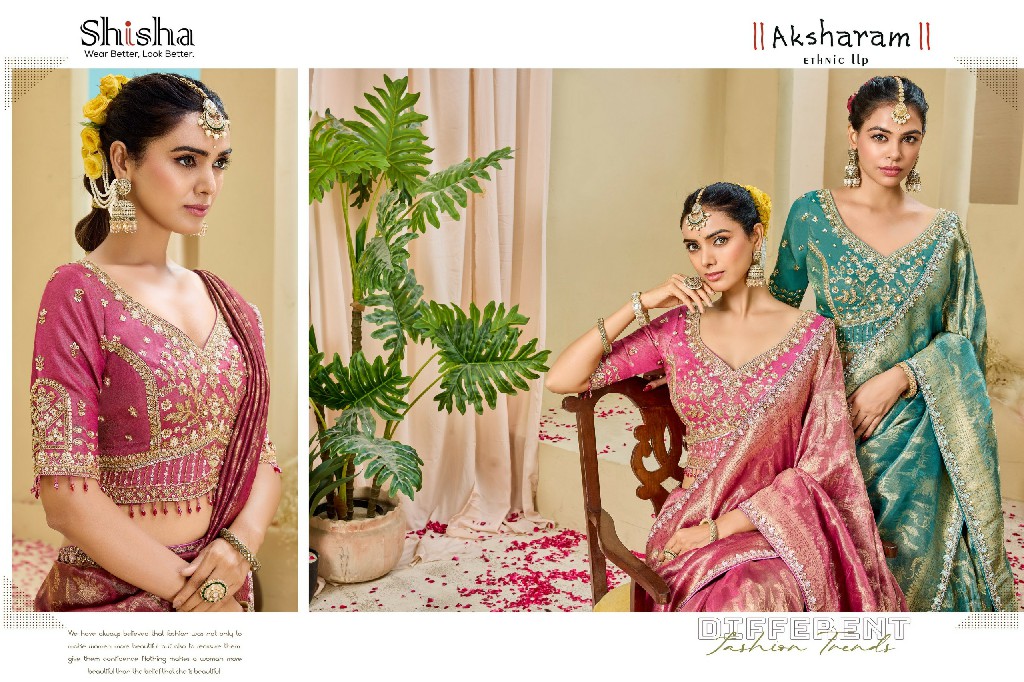SHISHA KUM KUM VOL 10 WHOLESALE PREMIUM TISSUE SILK FESTIVE WEAR INDIAN SAREES FOR WOMEN ONLINE