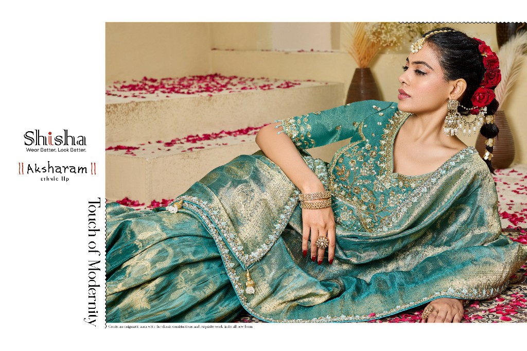 SHISHA KUM KUM VOL 10 WHOLESALE PREMIUM TISSUE SILK FESTIVE WEAR INDIAN SAREES FOR WOMEN ONLINE