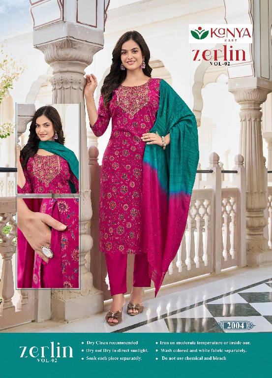 KANYA KART ZERLIN VOL 2 WHOLESALE READYMADE BERLIN FANCY 3 PCS SUITS ONLINE
