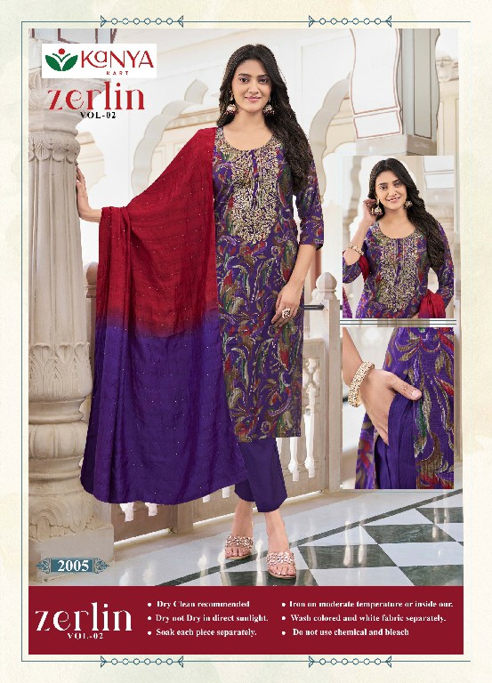 KANYA KART ZERLIN VOL 2 WHOLESALE READYMADE BERLIN FANCY 3 PCS SUITS ONLINE