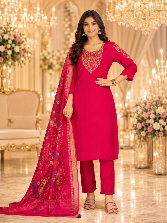 TEXTILEDEAL KUHU VOL 1 D.NO 5248-5249 WHOLESALE READYMADE VERTICAN BEAUTIFUL 3 PCS COMBO SET SUITS EXPORTER