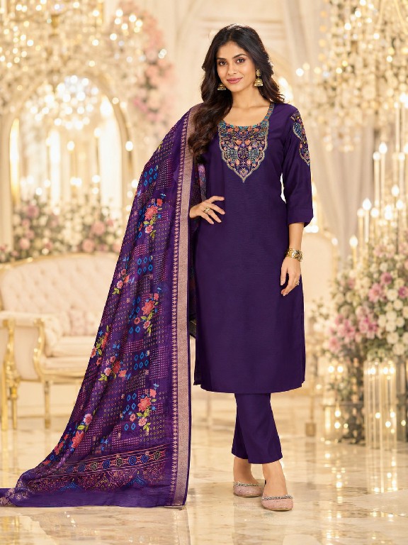 TEXTILEDEAL KUHU VOL 1 D.NO 5248-5249 WHOLESALE READYMADE VERTICAN BEAUTIFUL 3 PCS COMBO SET SUITS EXPORTER