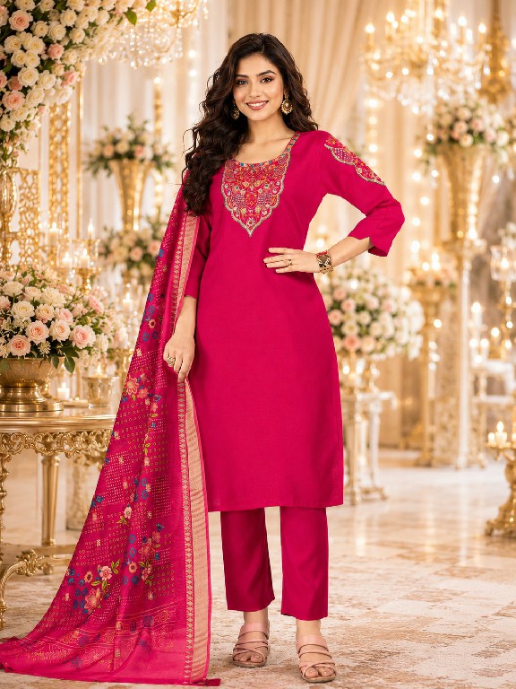 TEXTILEDEAL KUHU VOL 1 D.NO 5248-5249 WHOLESALE READYMADE VERTICAN BEAUTIFUL 3 PCS COMBO SET SUITS EXPORTER