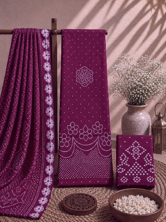 JS PRIYA BANDHANI VOL 44 WHOLESALE COTTON PRINTED CASUAL WEAR DRESS MATERIAL FOR EXPORT