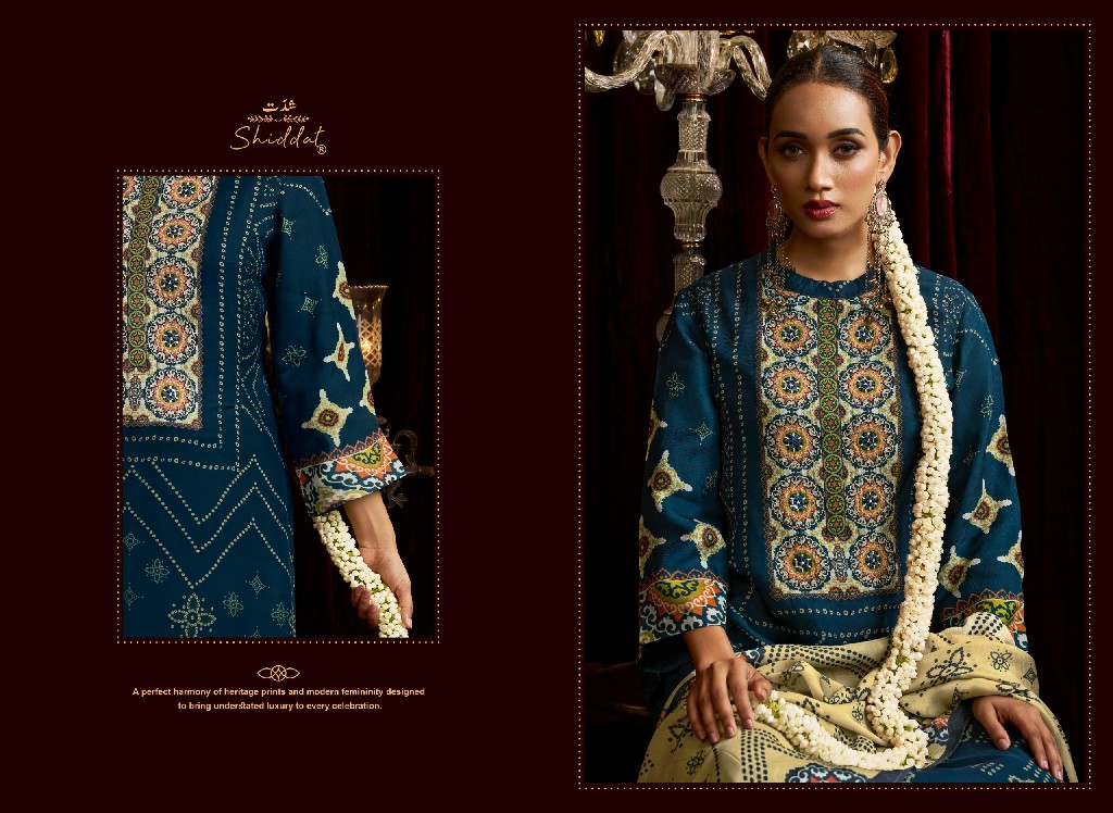 SHIDDAT BELL ROSE 501 WHOLESALE VISCOSE ORGANZA FESTIVE LOOK UNSTITCH SALWAR SUITS FOR EXPORT