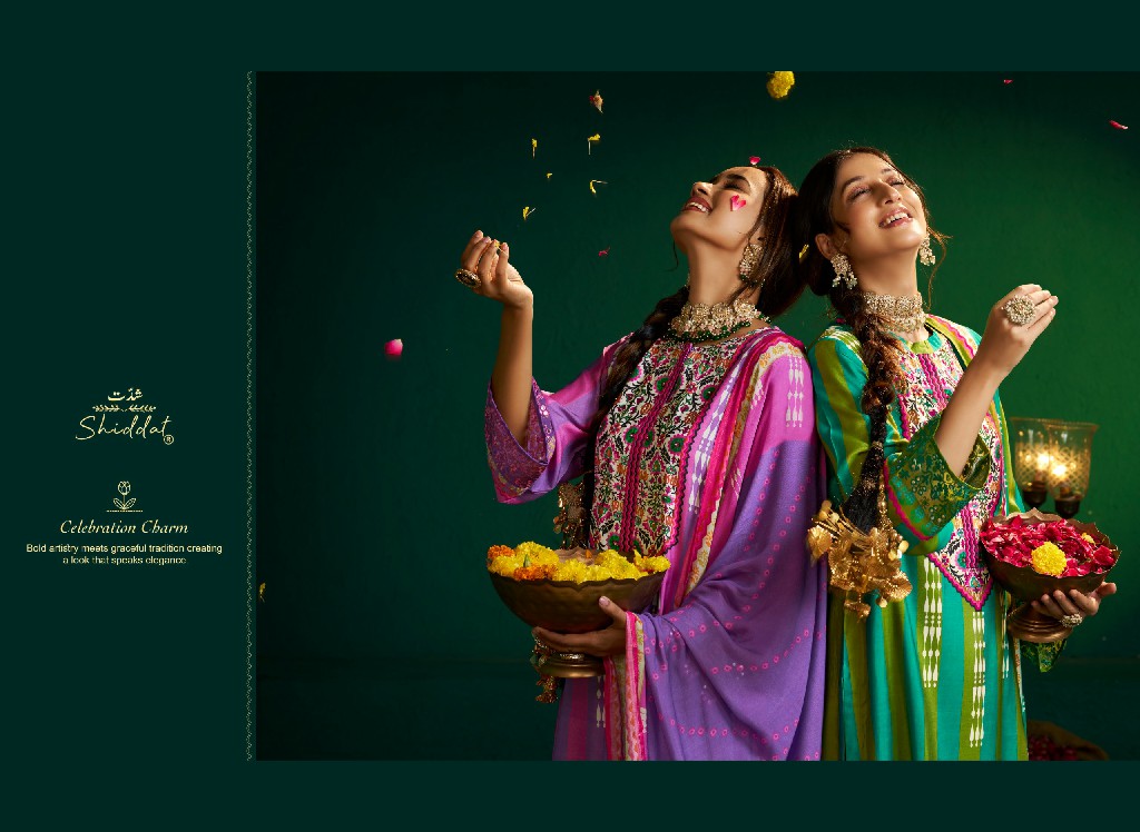 SHIDDAT ENZO 301 WHOLESALE VISCOSE MUSLIN WITH WORK AMAZING UNSTITCH SALWAR SUITS EXPORTER