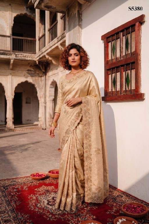 MAHOTSAV ISHYA WHOLESALE BANARASI SILK DESIGNER HAND WORK SAREES FOR WOMEN ONLINE