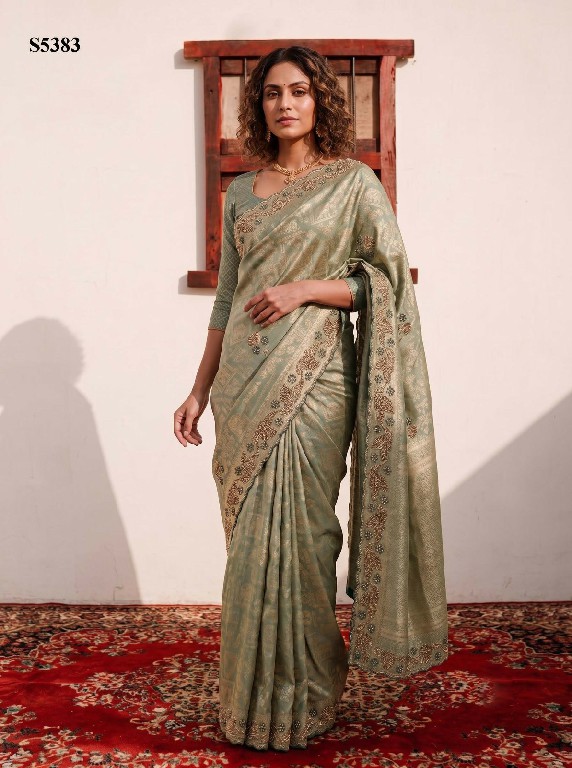 MAHOTSAV ISHYA WHOLESALE BANARASI SILK DESIGNER HAND WORK SAREES FOR WOMEN ONLINE