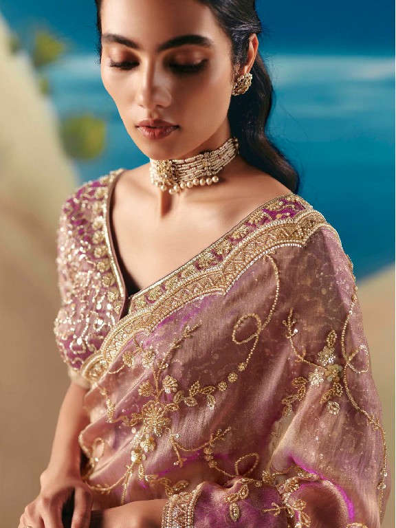 TEXTILEDEAL D.NO KD-641 WHOLESALE FENDY SILK HEAVY PARTY WEAR SAREES FOR WOMEN EXPORTER