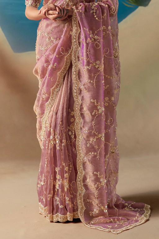 TEXTILEDEAL D.NO KD-641 WHOLESALE FENDY SILK HEAVY PARTY WEAR SAREES FOR WOMEN EXPORTER