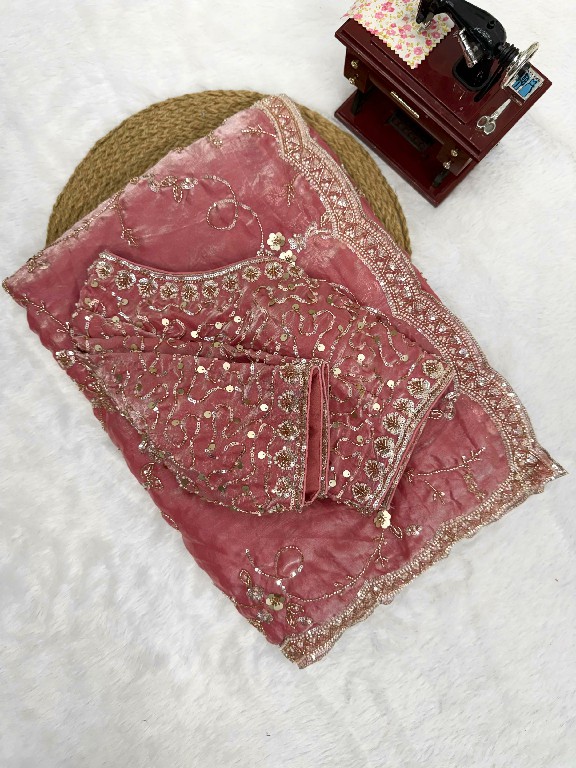TEXTILEDEAL D.NO KD-641 WHOLESALE FENDY SILK HEAVY PARTY WEAR SAREES FOR WOMEN EXPORTER