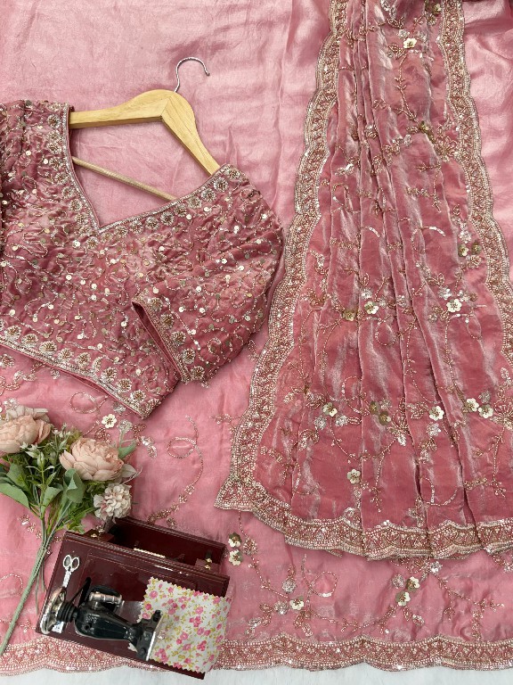 TEXTILEDEAL D.NO KD-641 WHOLESALE FENDY SILK HEAVY PARTY WEAR SAREES FOR WOMEN EXPORTER
