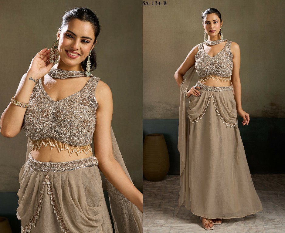 SL ZIVA VOL 1 WHOLESALE READYMADE PREMIUM IMPORTED OCCASION WEAR INDO WESTERN DRESS FOR WOMEN SUPPLIER