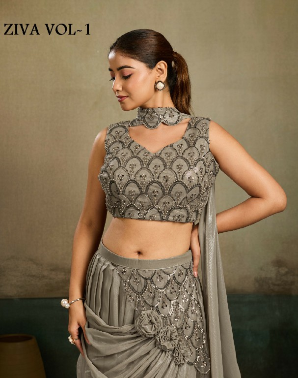 SL ZIVA VOL 1 WHOLESALE READYMADE PREMIUM IMPORTED OCCASION WEAR INDO WESTERN DRESS FOR WOMEN SUPPLIER