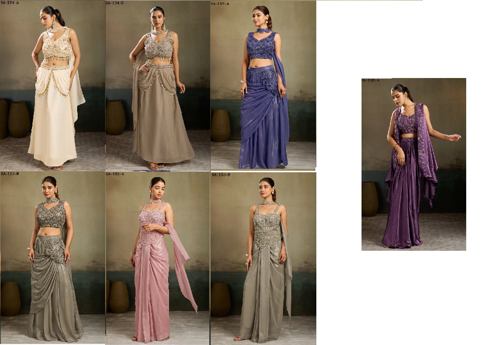 SL ZIVA VOL 1 WHOLESALE READYMADE PREMIUM IMPORTED OCCASION WEAR INDO WESTERN DRESS FOR WOMEN SUPPLIER