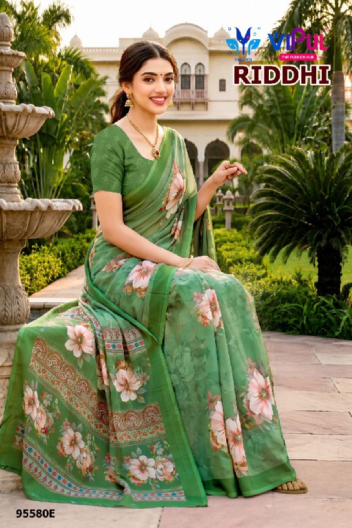 VIPUL RIDDHI VOL 22 D.NO 95580 WHOLESALE WEIGHTLESS FABRIC DAILY WEAR INDIAN SAREES FOR WOMEN ONLINE
