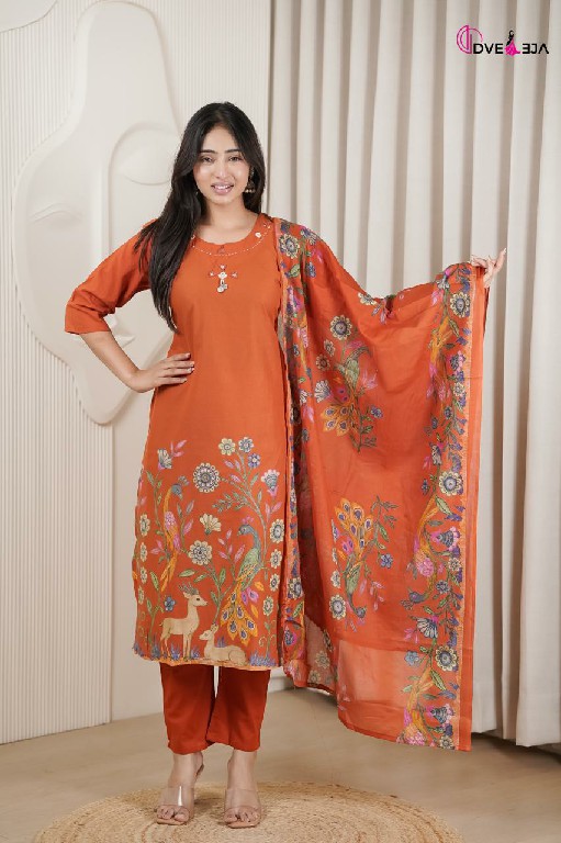 DVEEJA VARDANI SERIES WHOLESALE READYMADE COTTON EVERYDAY WEAR 3 PCS COMBO SET SUITS EXPORTER