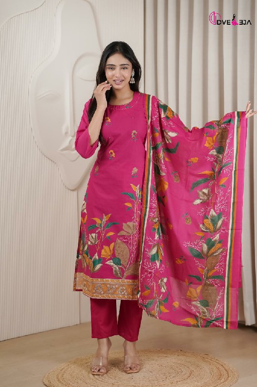 DVEEJA VARDANI SERIES WHOLESALE READYMADE COTTON EVERYDAY WEAR 3 PCS COMBO SET SUITS EXPORTER