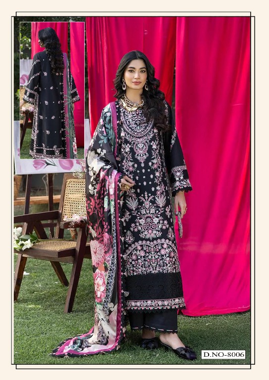 HALA RAMSHA VOL 8 WHOLESALE READYMADE PURE LAWN PAKISTANI CASUAL WEAR 3 PCS SUITS EXPORTER