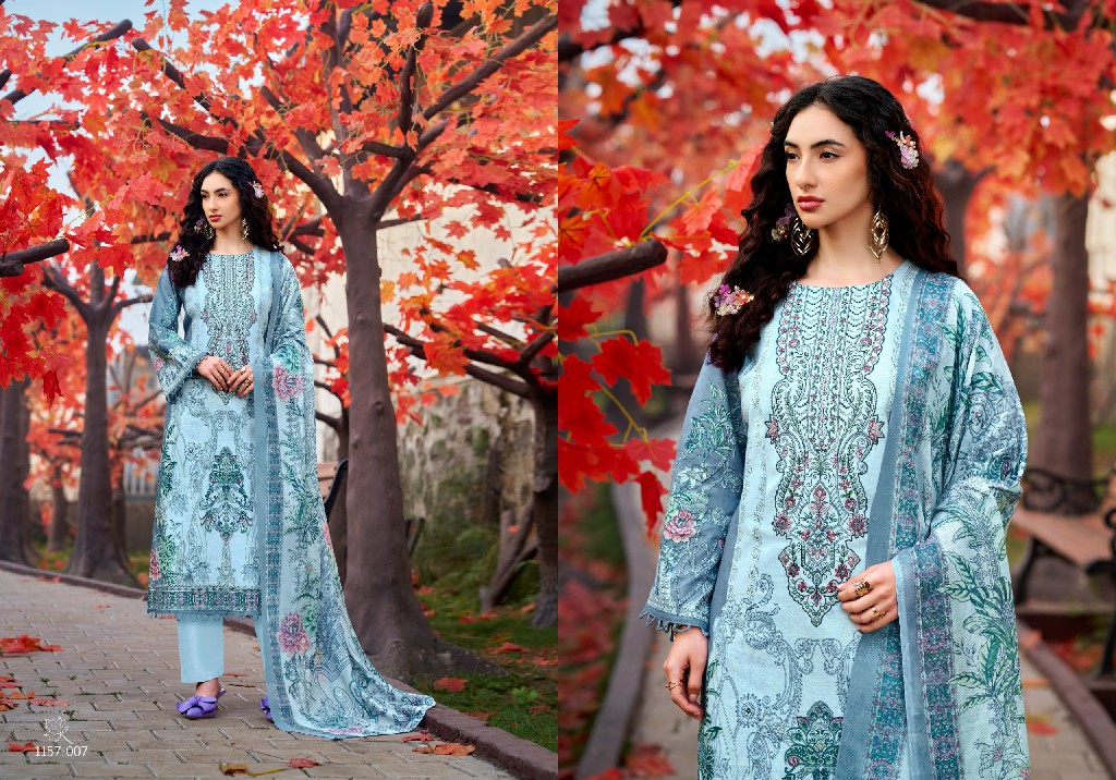 ROMANI NEEDLE WONDER VOL 15 WHOLESALE READYMADE SOFT COTTON HEAVY WORK 3 PCS SUITS EXPORTER