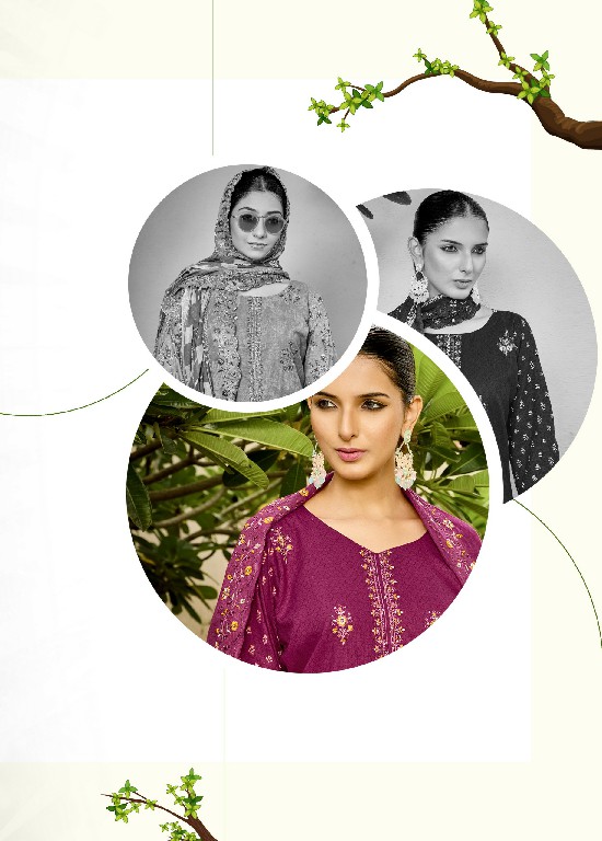 KAVYAKALA COUTURE AAFREEN WHOLESALE LAWN COTTON DESIGNER LASER CUT EMBROIDERED UNSTITCH SALWAR SUITS SUPPLIER
