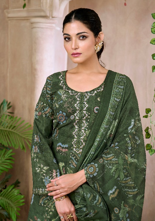 ALOK SUIT FLORAL FOREVER VOL 3 WHOLESALE CAMBRIC COTTON FANCY EMBROIDERY WORK UNSTITCH SALWAR SUITS EXPORTER