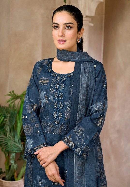 ALOK SUIT FLORAL FOREVER VOL 3 WHOLESALE CAMBRIC COTTON FANCY EMBROIDERY WORK UNSTITCH SALWAR SUITS EXPORTER