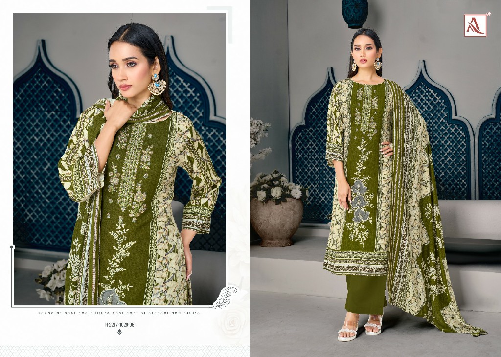 ALOK SUIT RIHAANA VOL 23 WHOLESALE CAMBRIC COTTON PAKISTANI PRINT WITH WORK UNSTITCH SALWAR SUITS FOR EXPORT