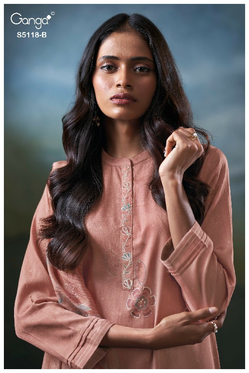 GANGA KRITIKA S5118 WHOLESALE PREMIUM COTTON FANCY DESIGN UNSTITCH SALWAR SUITS EXPORTER