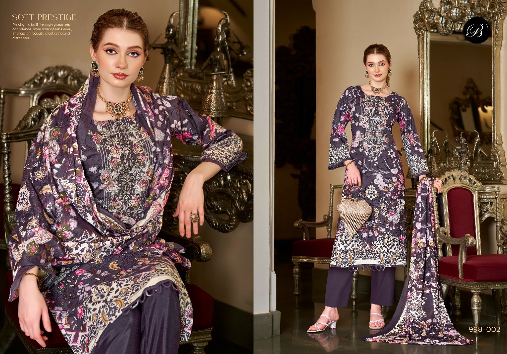 BELLIZA NAIRA VOL 155 WHOLESALE PURE COTTON EXCLUSIVE DESIGN UNSTITCH SALWAR SUITS SUPPLIER