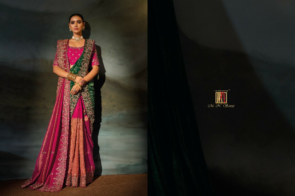 MN D.NO 8600 SERIES WHOLESALE ROYAL LOOK LATEST DESIGNER WEDDING WEAR SAREES FOR WOMEN ONLINE