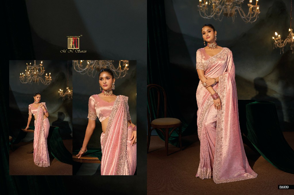 MN D.NO 8600 SERIES WHOLESALE ROYAL LOOK LATEST DESIGNER WEDDING WEAR SAREES FOR WOMEN ONLINE