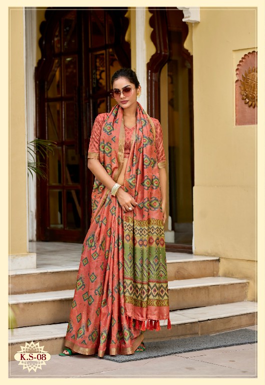 SHVETAMBAR KERAN SILK WHOLESALE SOFT SILK ELEGANCE INDIAN SAREES FOR WOMEN SUPPLIER