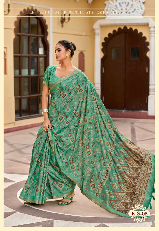 SHVETAMBAR KERAN SILK WHOLESALE SOFT SILK ELEGANCE INDIAN SAREES FOR WOMEN SUPPLIER