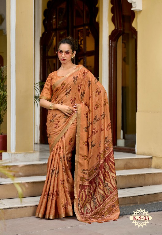 SHVETAMBAR KERAN SILK WHOLESALE SOFT SILK ELEGANCE INDIAN SAREES FOR WOMEN SUPPLIER