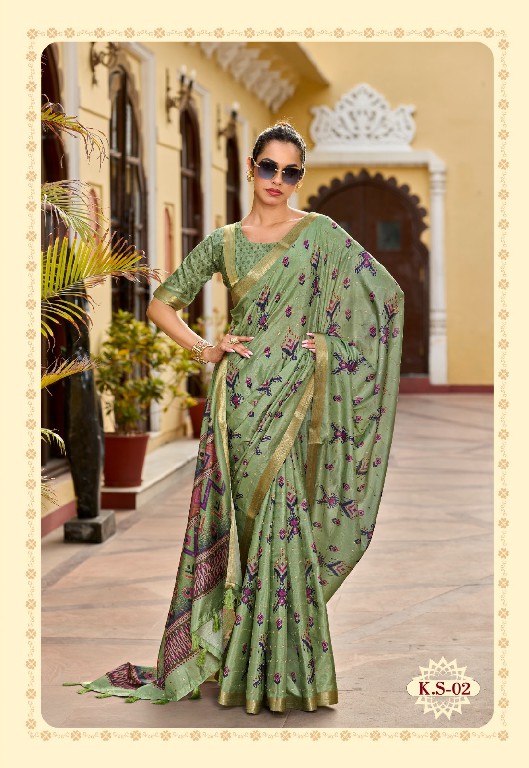 SHVETAMBAR KERAN SILK WHOLESALE SOFT SILK ELEGANCE INDIAN SAREES FOR WOMEN SUPPLIER