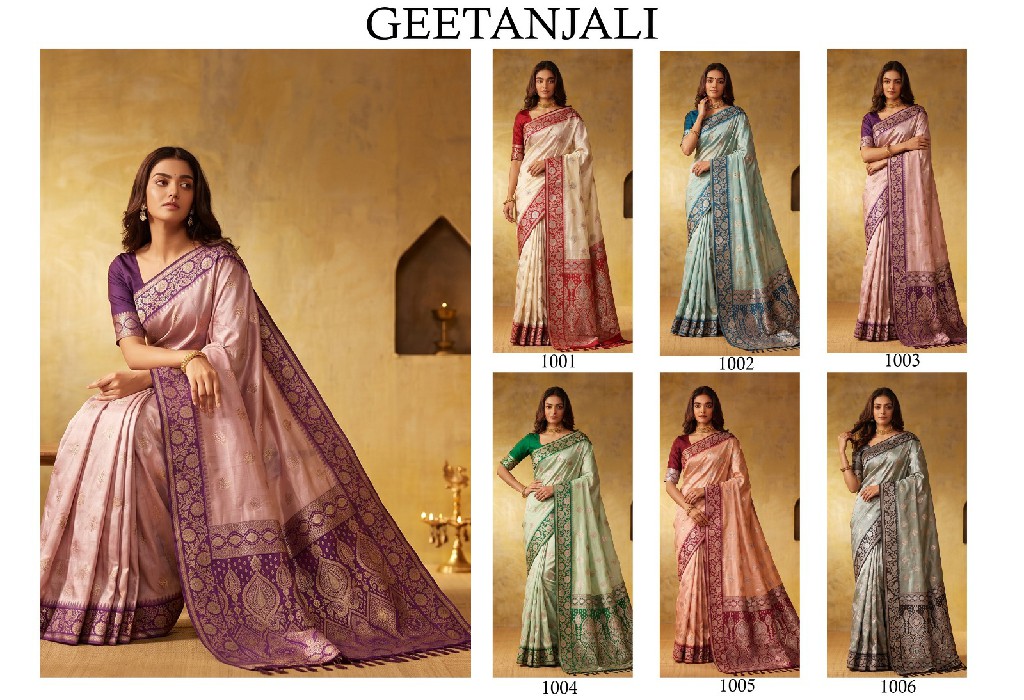 SHREE SHYAM FASHION GEETANJALI WHOLESALE SILK BLEND FUNCTION WEAR INDIAN SAREES FOR WOMEN ONLINE