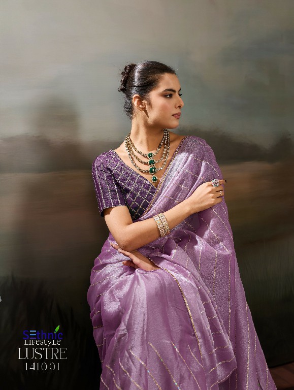 SETHNIC LIFESTYLE LUSTRE CHIC WHOLESALE MOSS CHIFFON LUXURIOUS INDIAN SAREES FOR WOMEN EXPORTER