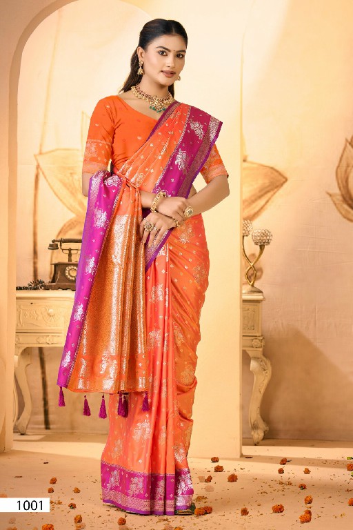SAROJ ANUKAARI SILK VOL 3 WHOLESALE PURE SILK AMAZING INDIAN SAREES FOR WOMEN SUPPLIER