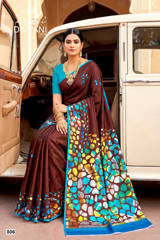 KASHVI CREATION DIVYANI VOL 8 WHOLESALE SATIN CASUAL WEAR INDIAN SAREES FOR WOMEN SUPPLIER