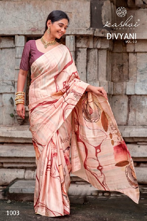 KASHVI CREATION DIVYANI VOL 10 WHOLESALE SATIN DAILY WEAR INDIAN SAREES FOR WOMEN EXPORTER