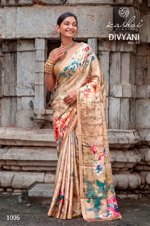 KASHVI CREATION DIVYANI VOL 10 WHOLESALE SATIN DAILY WEAR INDIAN SAREES FOR WOMEN EXPORTER