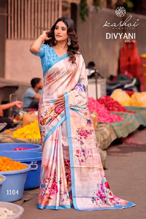 KASHVI CREATION DIVYANI VOL 11 WHOLESALE SATIN REGULAR WEAR INDIAN SAREES FOR WOMEN ONLINE