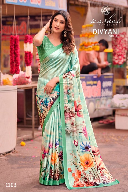 KASHVI CREATION DIVYANI VOL 11 WHOLESALE SATIN REGULAR WEAR INDIAN SAREES FOR WOMEN ONLINE