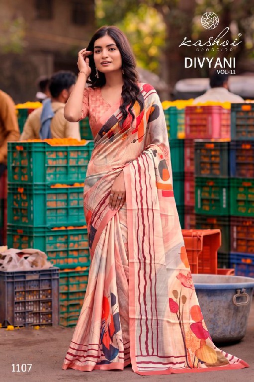 KASHVI CREATION DIVYANI VOL 11 WHOLESALE SATIN REGULAR WEAR INDIAN SAREES FOR WOMEN ONLINE