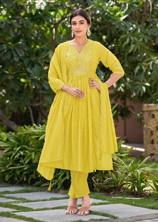 GANPATI RUBY VOL 1 WHOLESALE READYMADE BEAUTIFUL FASHIONABLE 3 PCS SUITS EXPORTER