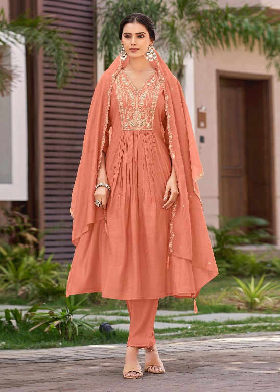GANPATI RUBY VOL 1 WHOLESALE READYMADE BEAUTIFUL FASHIONABLE 3 PCS SUITS EXPORTER