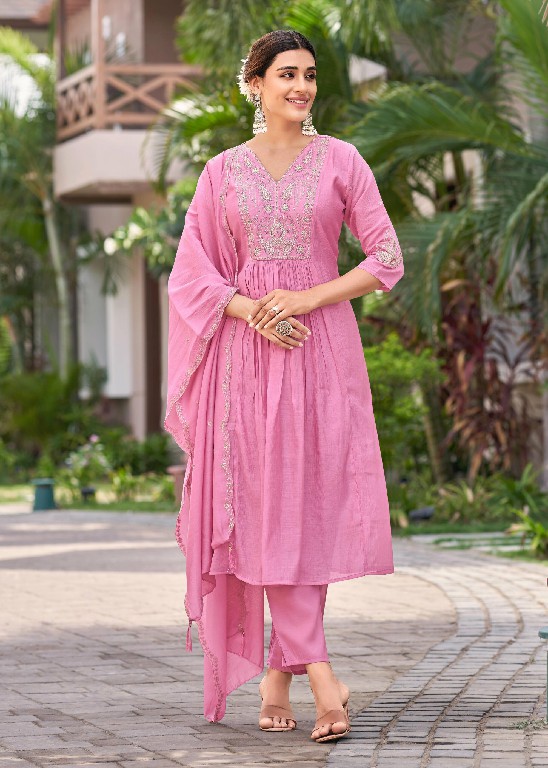 GANPATI RUBY VOL 1 WHOLESALE READYMADE BEAUTIFUL FASHIONABLE 3 PCS SUITS EXPORTER